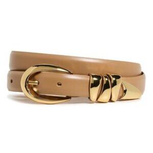 NWT Madewell Triple Metal Keeper Belt - Size S